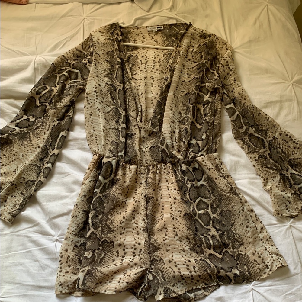 Snakeskin Romper